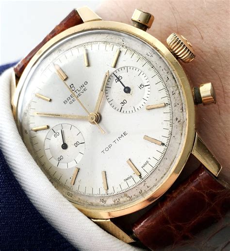 vintage breitling up down chronograph|vintage brietling chronograph for sale.